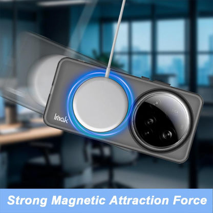 For Xiaomi 15 Ultra IMAK Candy Series Shockproof MagSafe Phone Case(Black) by imak