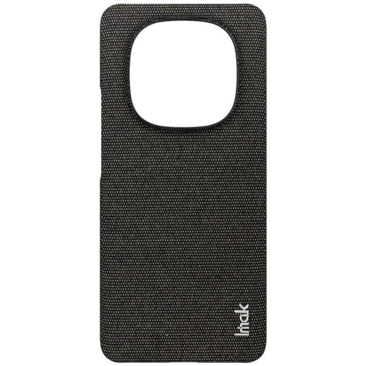 For Redmi Note 14 Pro+ 5G imak Ruiyi Series Cloth Texture PU + PC Phone Case(Black) by imak