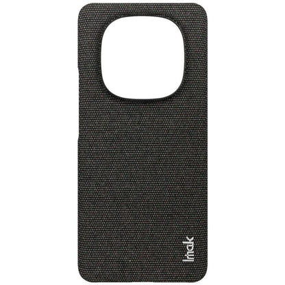 For Redmi Note 14 Pro+ 5G imak Ruiyi Series Cloth Texture PU + PC Phone Case(Black) by imak