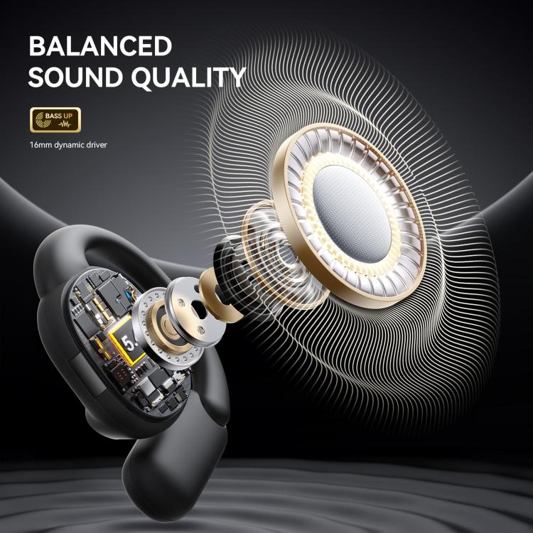 JOYROOM Openfree JR-OE4 Open-Ear True Wireless Bluetooth Earphone(Black) by JOYROOM