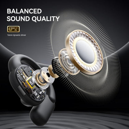 JOYROOM Openfree JR-OE4 Open-Ear True Wireless Bluetooth Earphone(Black) by JOYROOM