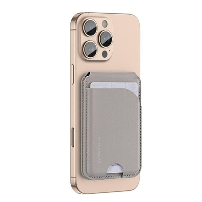 DUX DUCIS Neva Series MagSafe Magnetic Holder Card Bag(Grey) by DUX DUCIS