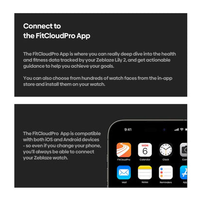 Zeblaze Lily 2 1.2 inch Screen Haute & Healthy Lady Smart Watch(Misty Pink) by Zeblaze