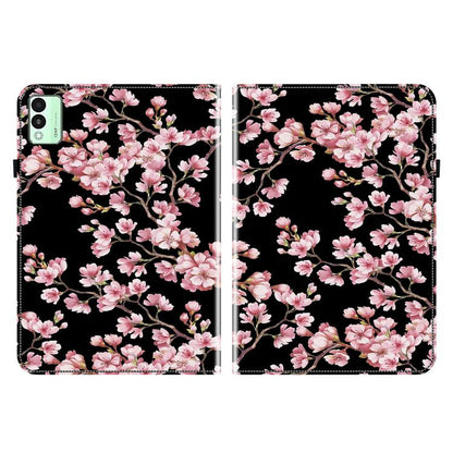 For Tecno Megapad 11 Crystal Texture Painted Leather Tablet Case(Plum Bossom) by bashfashion