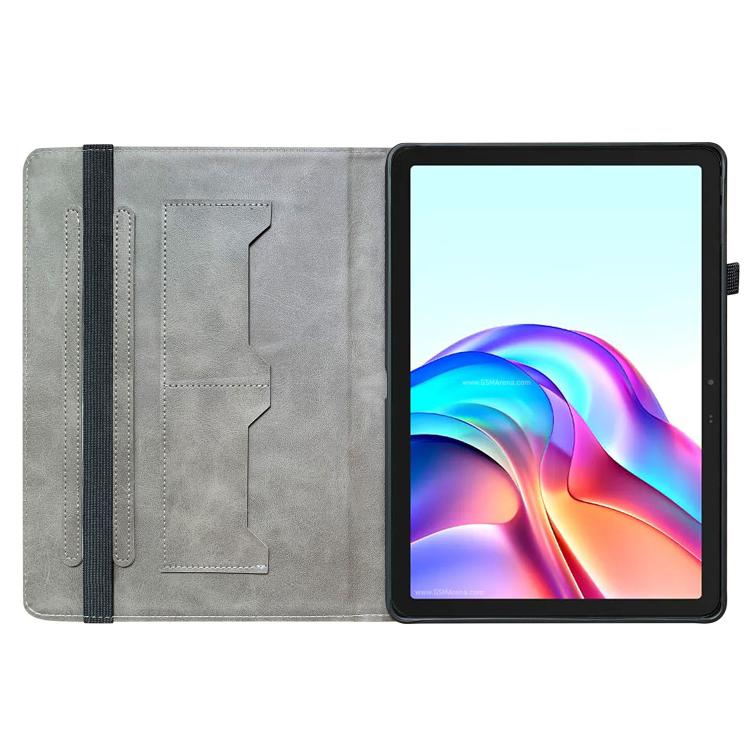 For Tecno Megapad 11 Crystal Texture Painted Leather Tablet Case(Plum Bossom) by bashfashion