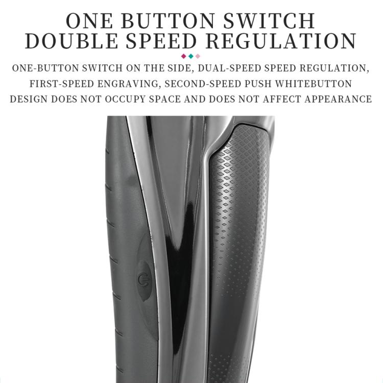 VGR V-070 10W USB 2-gears Electric Hair Clipper(Black) by VGR