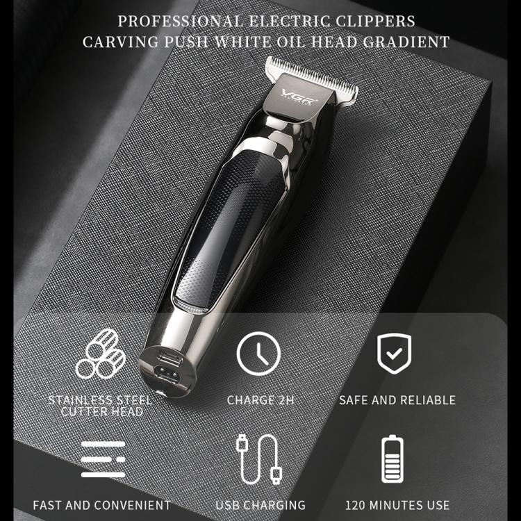 VGR V-070 10W USB 2-gears Electric Hair Clipper(Black) by VGR