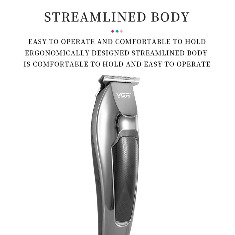 VGR V-070 10W USB 2-gears Electric Hair Clipper(Black) by VGR