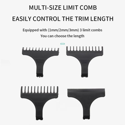 VGR V-071 5W Carbon Steel Blade USB Electric Hair Clipper(Silver) by VGR