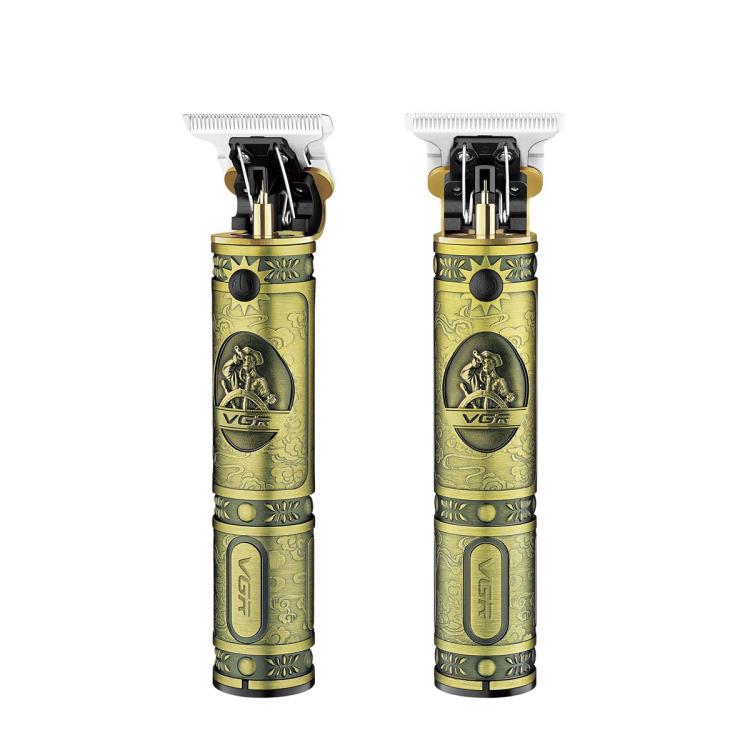 VGR V-085 Vintage Hairstyles Carving USB Electric Hair Clipper(Gold) by VGR