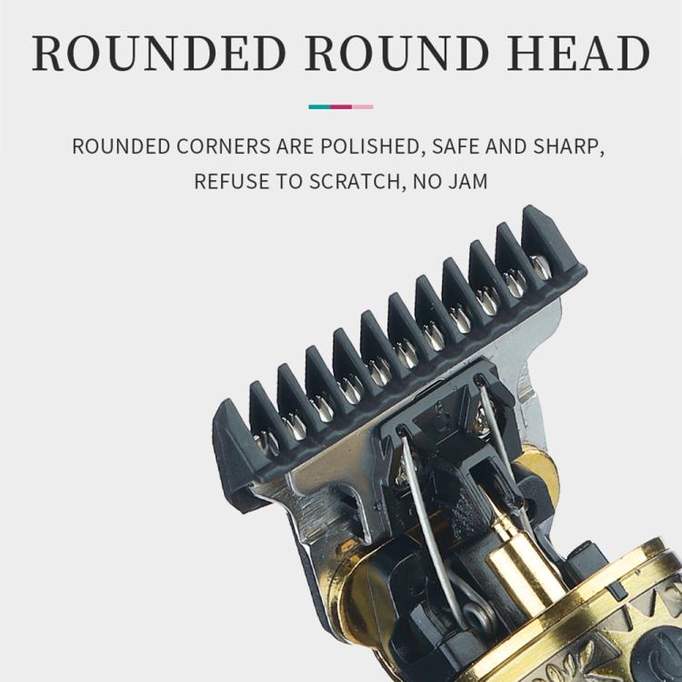 VGR V-085 Vintage Hairstyles Carving USB Electric Hair Clipper(Gold) by VGR