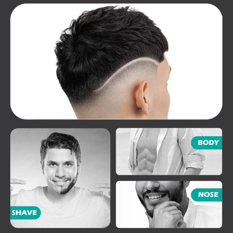 VGR V-106 6-in-1 Digital Display Electric Hair Clipper Kit(Gold) by VGR