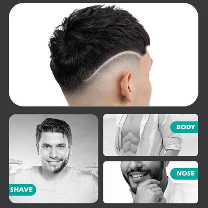 VGR V-106 6-in-1 Digital Display Electric Hair Clipper Kit(Gold) by VGR