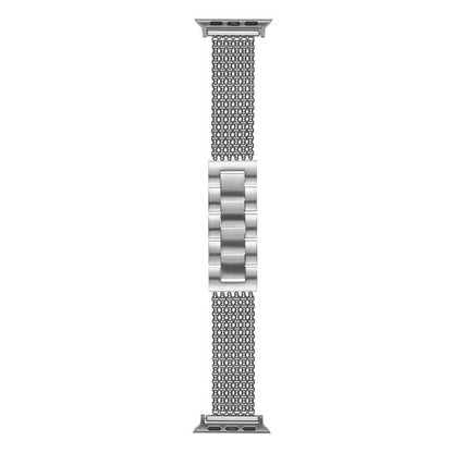 For Apple Watch 46mm / 49mm / 45mm / 44mm 6-Chain Stainless Steel Watch Band(Silver) by bashfashion