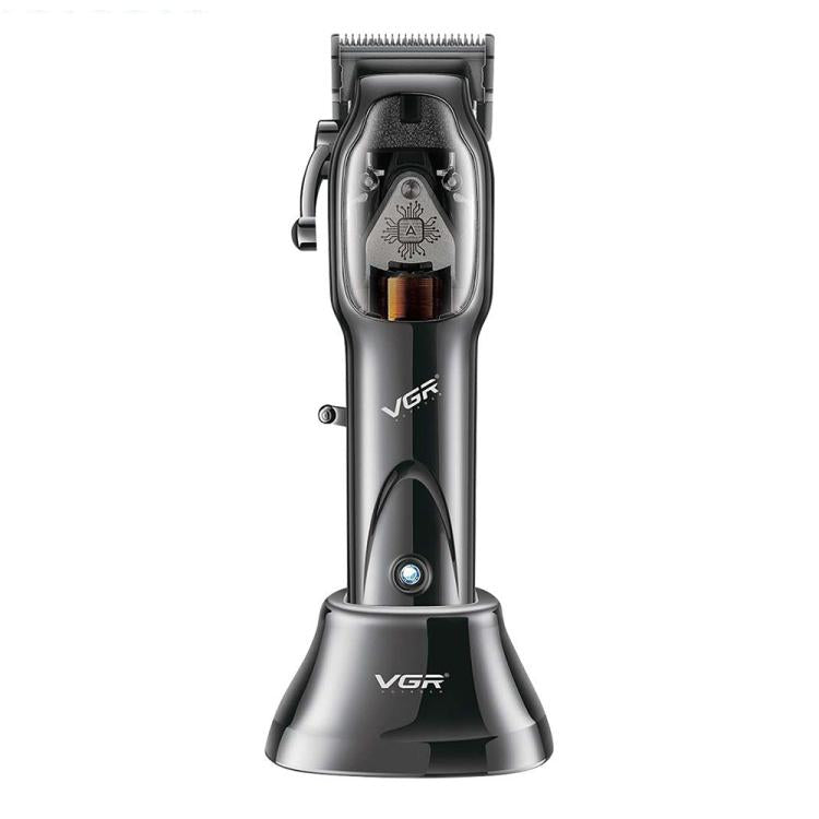 VGR V-653 Professional USB Electric Hair Clipper with Holder(Black) by VGR