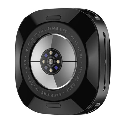 For Samsung Galaxy Watch Ultra 47mm / Ultra 2025 Aluminum Alloy Metal PC Watch Protective Cover(Black White) by bashfashion