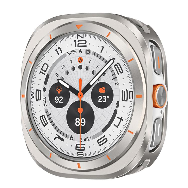 For Samsung Galaxy Watch Ultra 47mm / Ultra 2025 Aluminum Alloy Metal PC Watch Protective Cover(Titanium Orange) by bashfashion