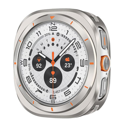 For Samsung Galaxy Watch Ultra 47mm / Ultra 2025 Aluminum Alloy Metal PC Watch Protective Cover(Titanium Orange) by bashfashion