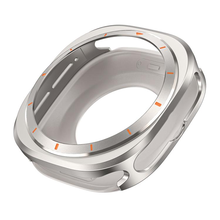 For Samsung Galaxy Watch Ultra 47mm / Ultra 2025 Aluminum Alloy Metal PC Watch Protective Cover(Titanium Orange) by bashfashion