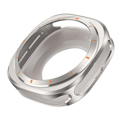 For Samsung Galaxy Watch Ultra 47mm / Ultra 2025 Aluminum Alloy Metal PC Watch Protective Cover(Titanium Orange) by bashfashion