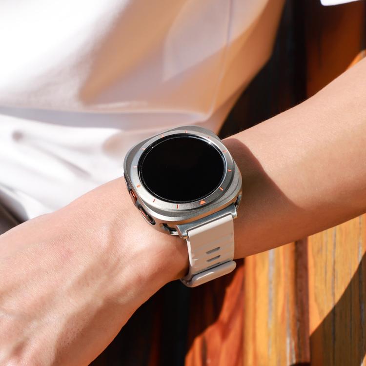 For Samsung Galaxy Watch Ultra 47mm / Ultra 2025 Aluminum Alloy Metal PC Watch Protective Cover(Titanium Orange) by bashfashion