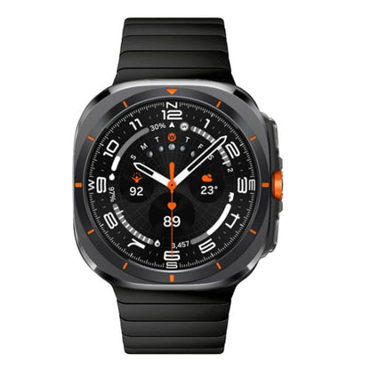 For Samsung Galaxy Watch Ultra 47mm / Ultra 2025 Bamboo Norman Buckle Stainless Steel Watch Band(Black) by bashfashion