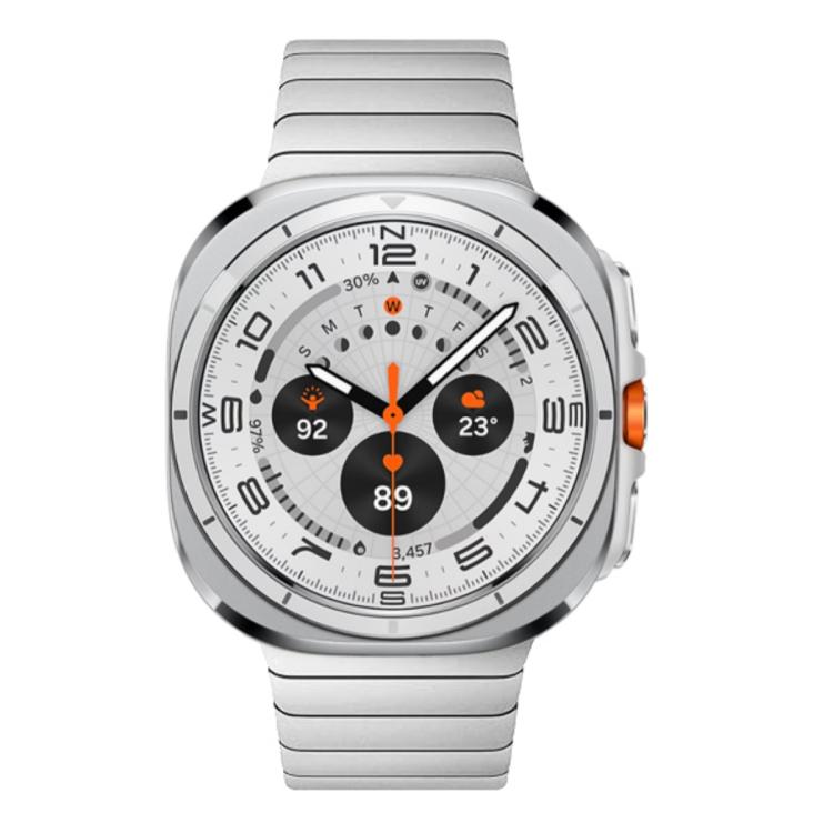 For Samsung Galaxy Watch Ultra 47mm / Ultra 2025 Bamboo Norman Buckle Stainless Steel Watch Band(Silver) by bashfashion