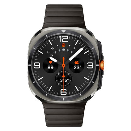 For Samsung Galaxy Watch Ultra 47mm / Ultra 2025 Bamboo Norman Buckle Titanium Alloy Watch Band(Slate) by bashfashion