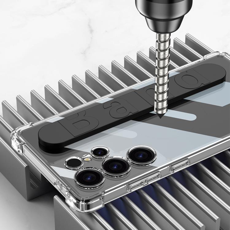 For Samsung Galaxy S25 Ultra 5G GKK Airbag Silicone Wristband Phone Case, Not Included Pen(Gray) by GKK