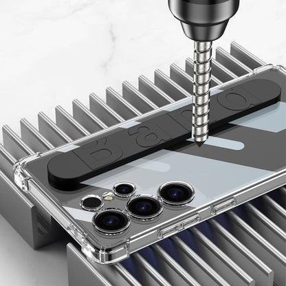 For Samsung Galaxy S25 Ultra 5G GKK Airbag Silicone Wristband Phone Case, Not Included Pen(Gray) by GKK