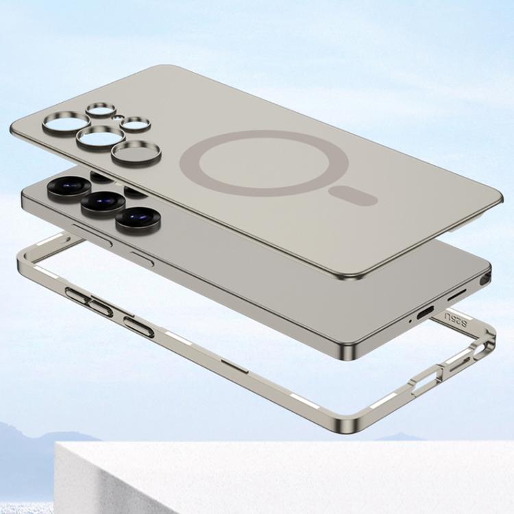 For Samsung Galaxy S25 Ultra 5G GKK MagSafe Full Coverage Phone Case(Black) by GKK