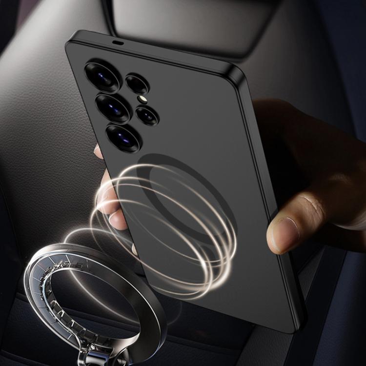 For Samsung Galaxy S25 Ultra 5G GKK MagSafe Full Coverage Phone Case(Black) by GKK