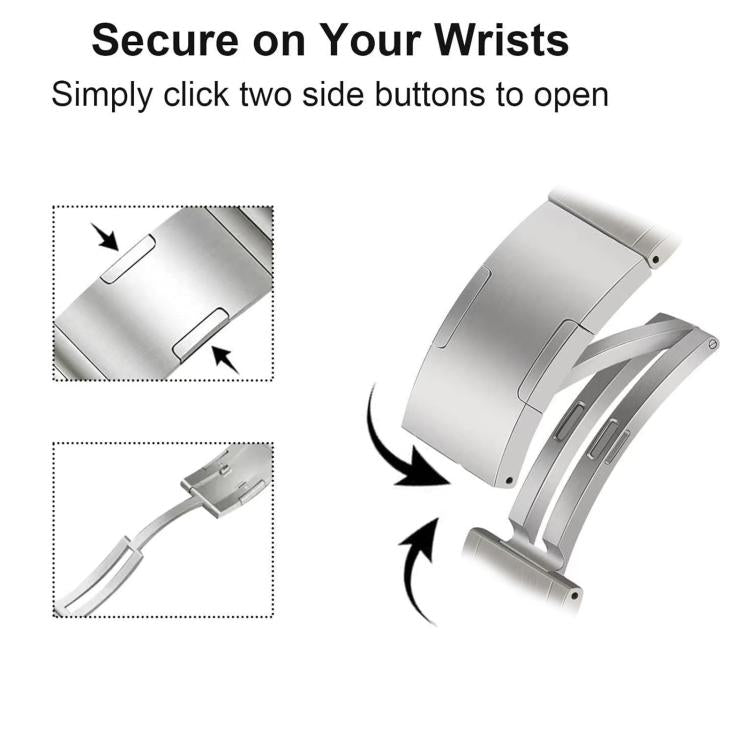 For Apple Watch 46mm / 49mm / 45mm / 44mm Integrated I-Shaped Quick Release Titanium Alloy Watch Band(Black) by bashfashion