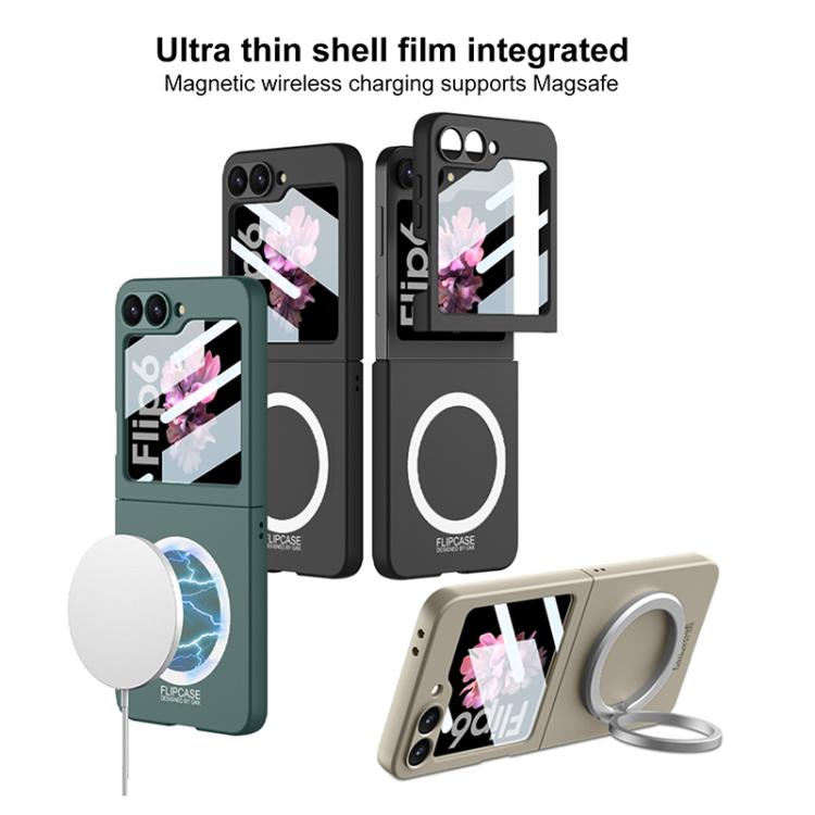 For Samsung Galaxy Z Flip6 / Flip7 FE GKK Ultra-thin MagSafe Full Coverage Phone Case(Purple) by GKK