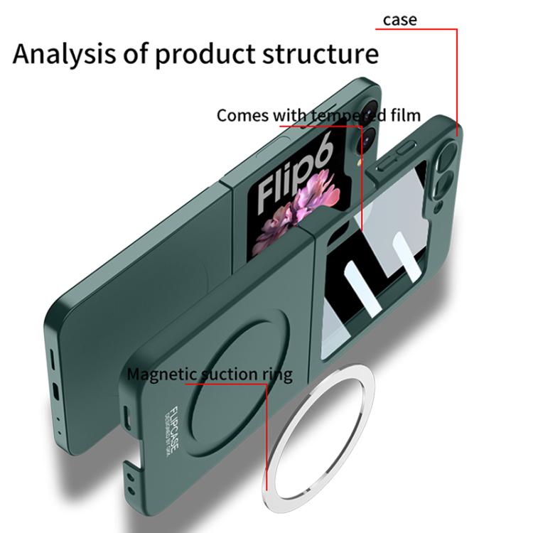 For Samsung Galaxy Z Flip6 / Flip7 FE GKK Ultra-thin MagSafe Full Coverage Phone Case(Purple) by GKK