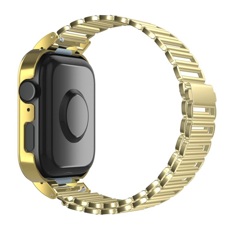 For Huawei Watch Fit3 Hollow Chain Metal Frame Watch Band(Gold) by bashfashion