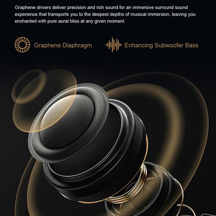 GT97 1.53 inch Round Screen 2 in 1 Bluetooth Earphone Leather Strap Smart Watch Supports Bluetooth Calls(Black) by bashfashion