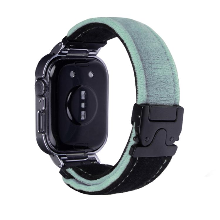 For Huawei Watch Fit3 Brushed Metal Silver Frame Watch Band(Black Blue Grey) by bashfashion