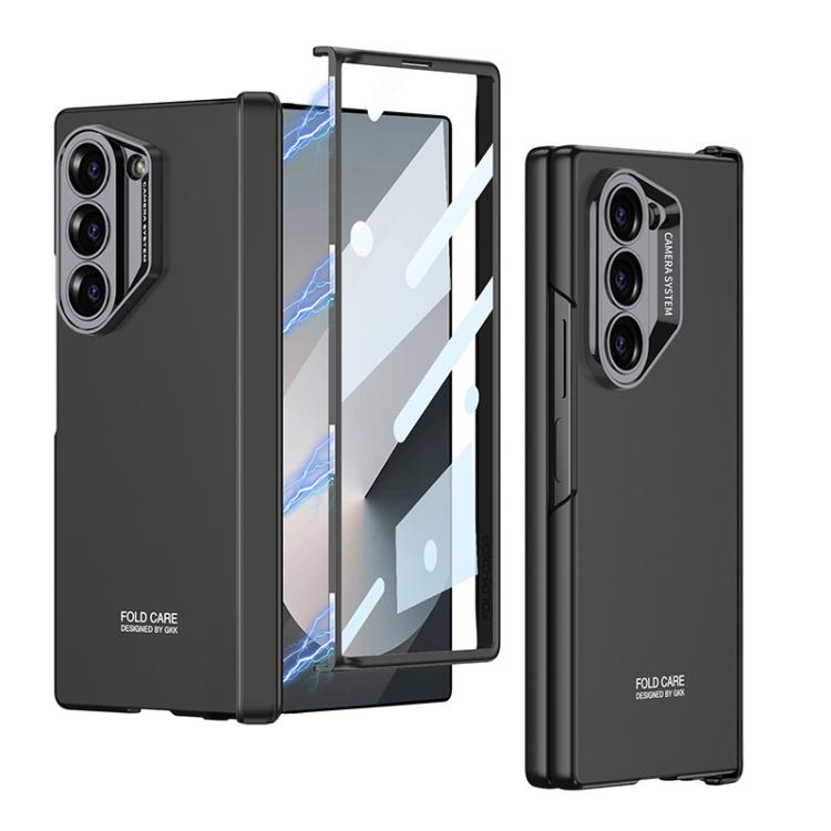 For Samsung Galaxy Z Fold6 GKK Integrated Magnetic Folding Hinge All-inclusive Explorer Phone Case(Black) by GKK