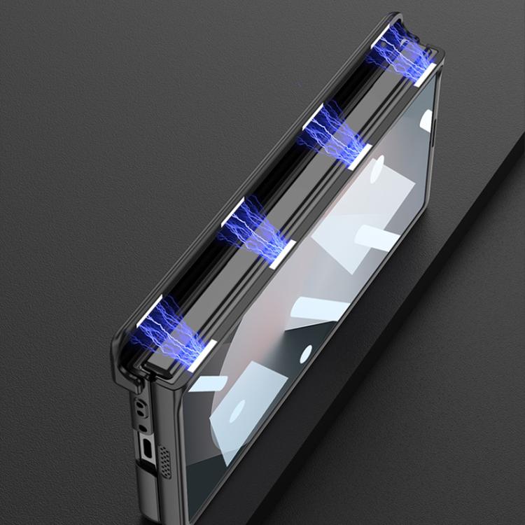 For Samsung Galaxy Z Fold6 GKK Integrated Magnetic Folding Hinge All-inclusive Explorer Phone Case(Black) by GKK