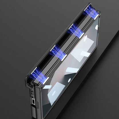 For Samsung Galaxy Z Fold6 GKK Integrated Magnetic Folding Hinge All-inclusive Explorer Phone Case(Black) by GKK