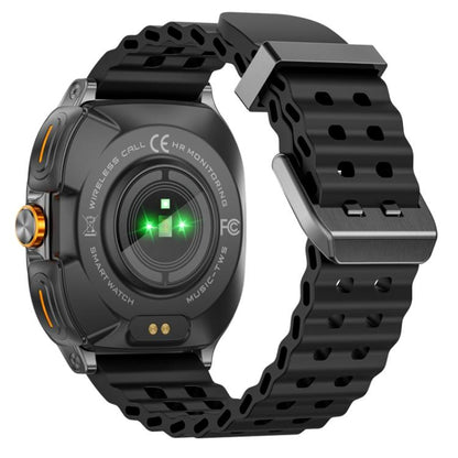 GT98 1.53 inch 2 in 1 Bluetooth Headphone IP67 Waterproof Smart Watch Supports Blood Oxygen Monitoring(Black) by bashfashion