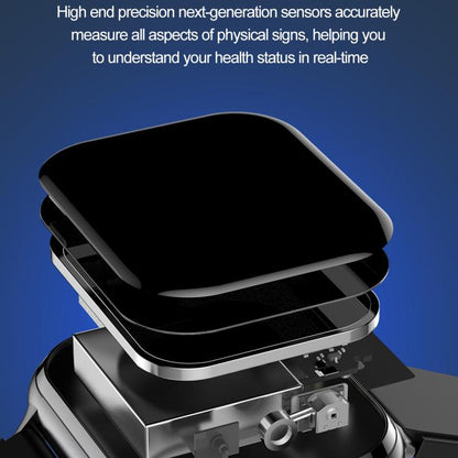 TK17 1.91 inch Horizontal Screen Silicone Strap Smart Watch Supports ECG Electrocardiogram(Blue) by bashfashion