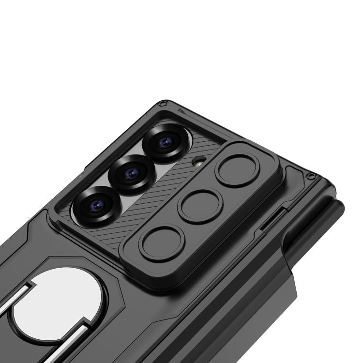 For Samsung Galaxy Z Fold6 GKK Integrated Folding Armored Shell PC Phone Case with Pen Box(Green) by GKK