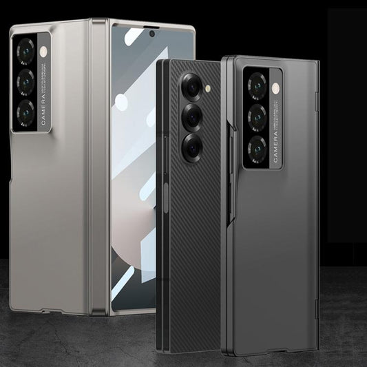 For Samsung Galaxy Z Fold6 GKK Integrated Magnetic Folding Hinge Magic Cube Phone Case(Titanium Grey) by GKK