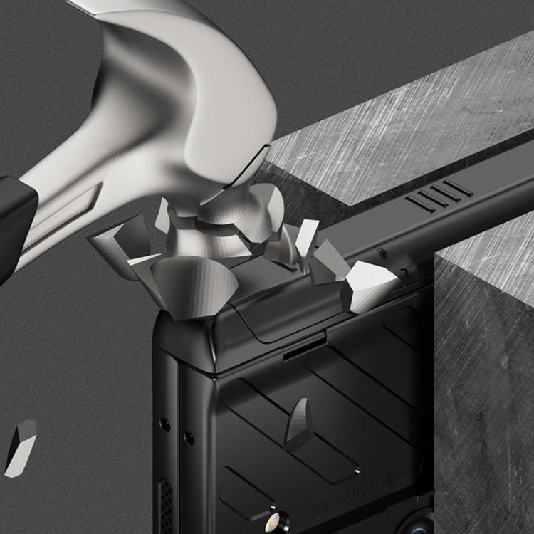 For Samsung Galaxy Z Fold6 GKK Integrated Magnetic Armor Flip Phone Case With Pen Box(Mountain Gray) by GKK