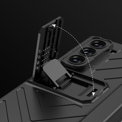 For Samsung Galaxy Z Fold6 GKK Integrated Magnetic Armor Flip Phone Case With Pen Box(Mountain Gray) by GKK