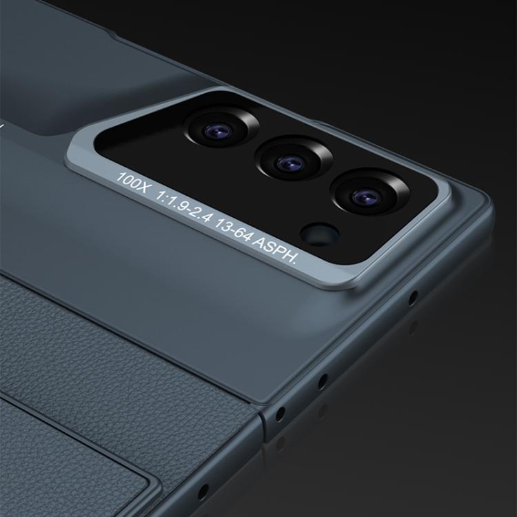 For Samsung Galaxy Z Fold6 GKK Integrated Blade Flip PU Phone Case(Grey) by GKK