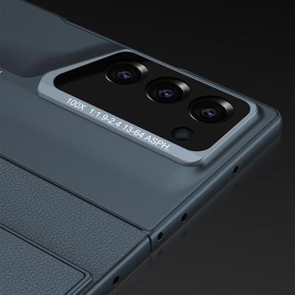 For Samsung Galaxy Z Fold6 GKK Integrated Blade Flip PU Phone Case(Grey) by GKK