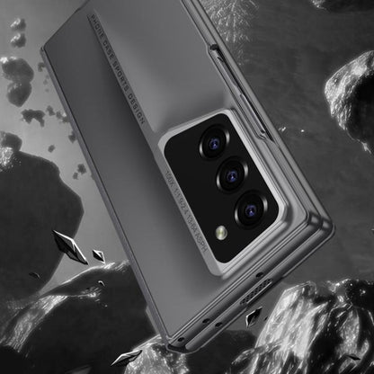 For Samsung Galaxy Z Fold6 GKK Integrated Blade Flip PU Phone Case(Grey) by GKK